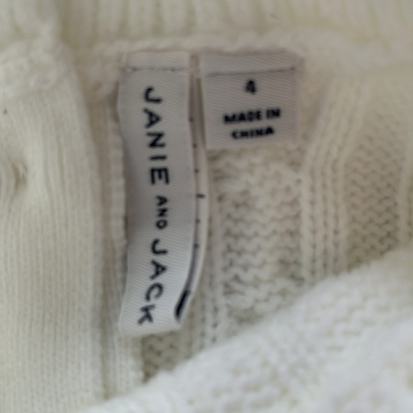 NWOT Janie and jack girls cape style sweater - Picture 4 of 4